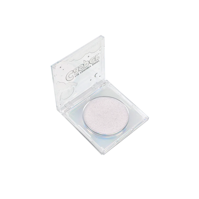 Profusion Cosmetics Casper the Friendly Ghost Fa-Boo-Lous holographic highlighter face makeup with shimmering, luminous finish.