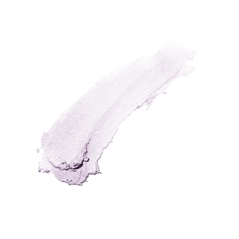 Profusion Cosmetics Casper the Friendly Ghost Fa-Boo-Lous holographic highlighter on face, showcasing shimmering, iridescent makeup.