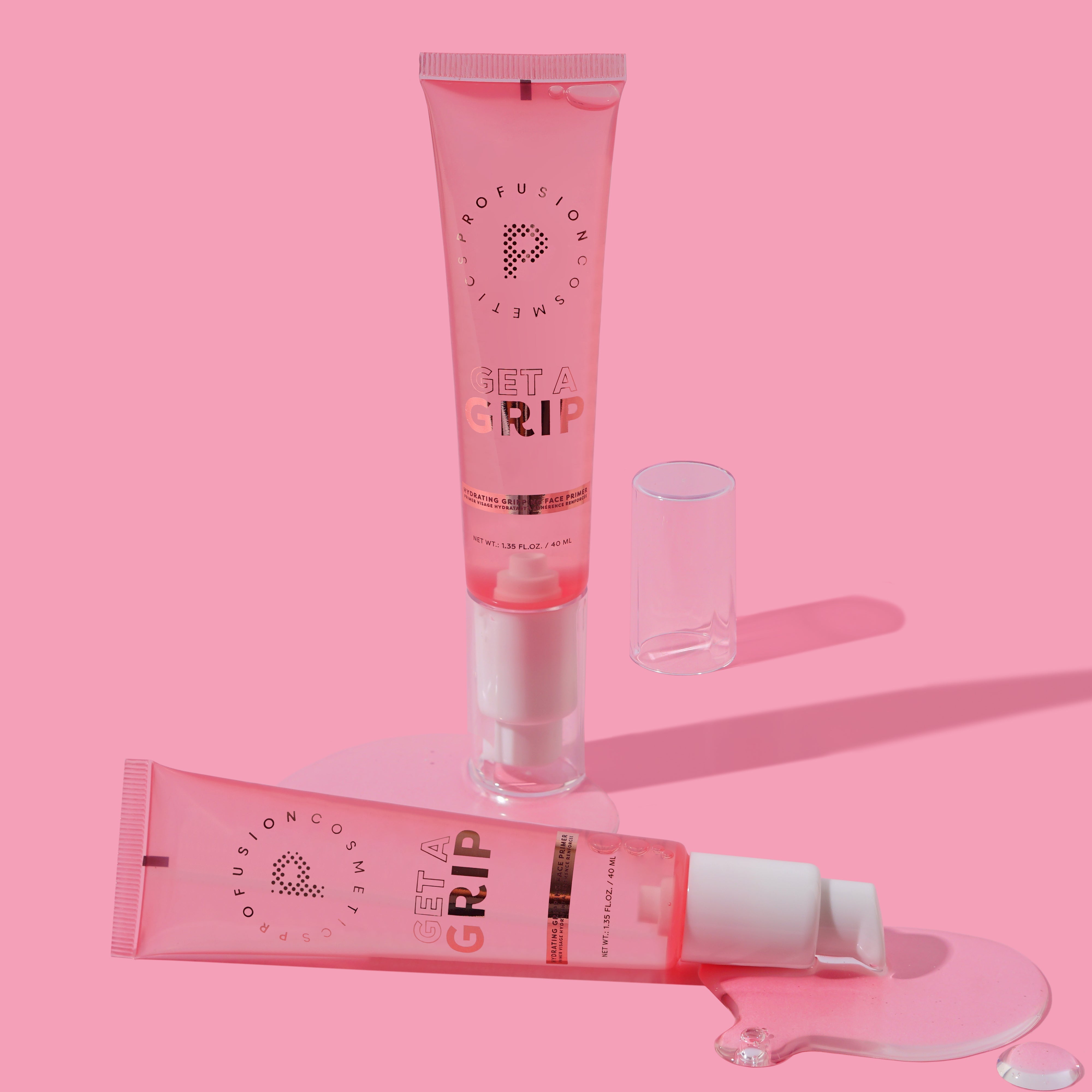 Profusion Cosmetics Get a Grip Hydrating Gripping Face Primer, smooth and moisturizing face primer with a clear, lightweight formula.
