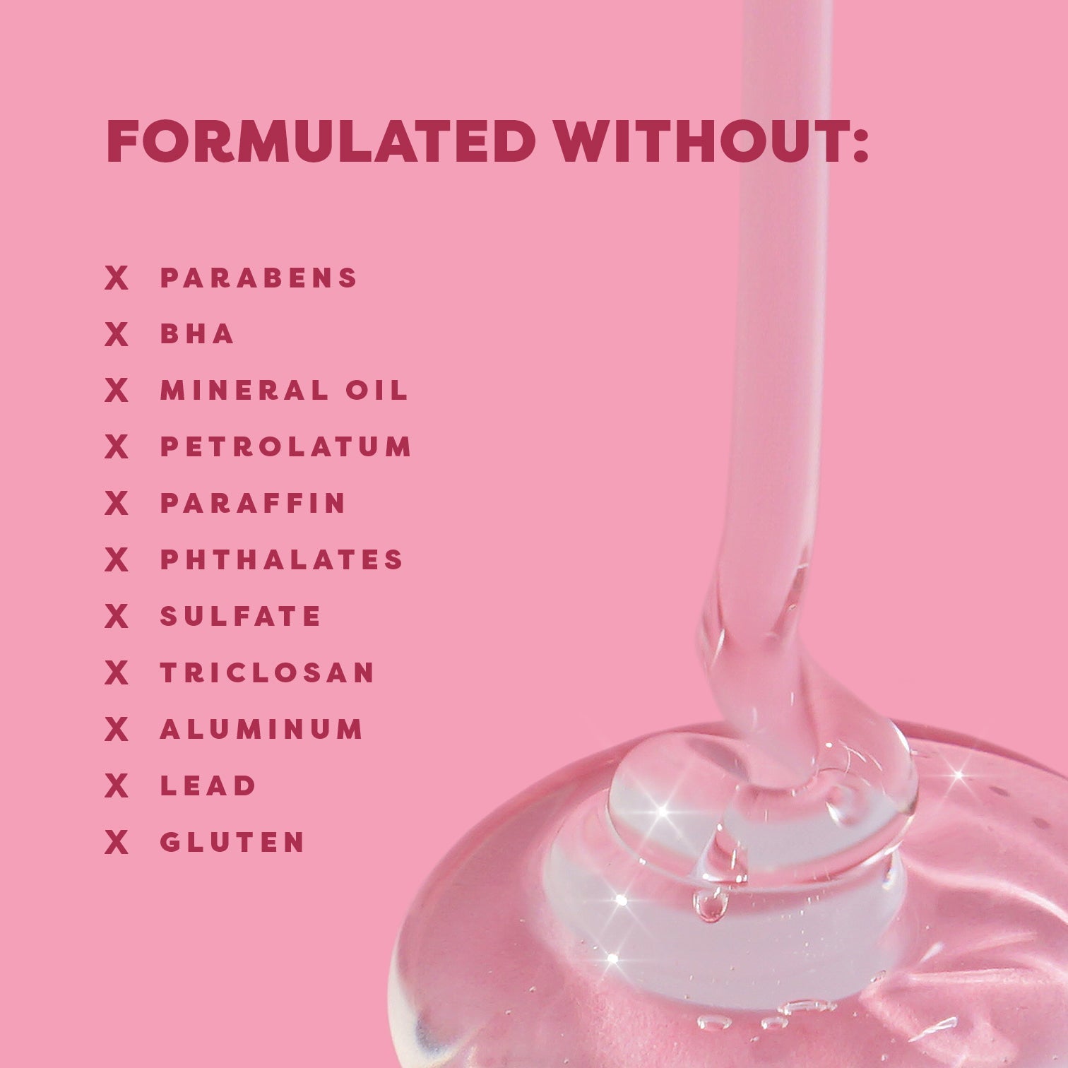 Profusion Cosmetics Get a Grip Hydrating Gripping Face Primer applied on skin, providing a smooth, hydrated base for makeup.