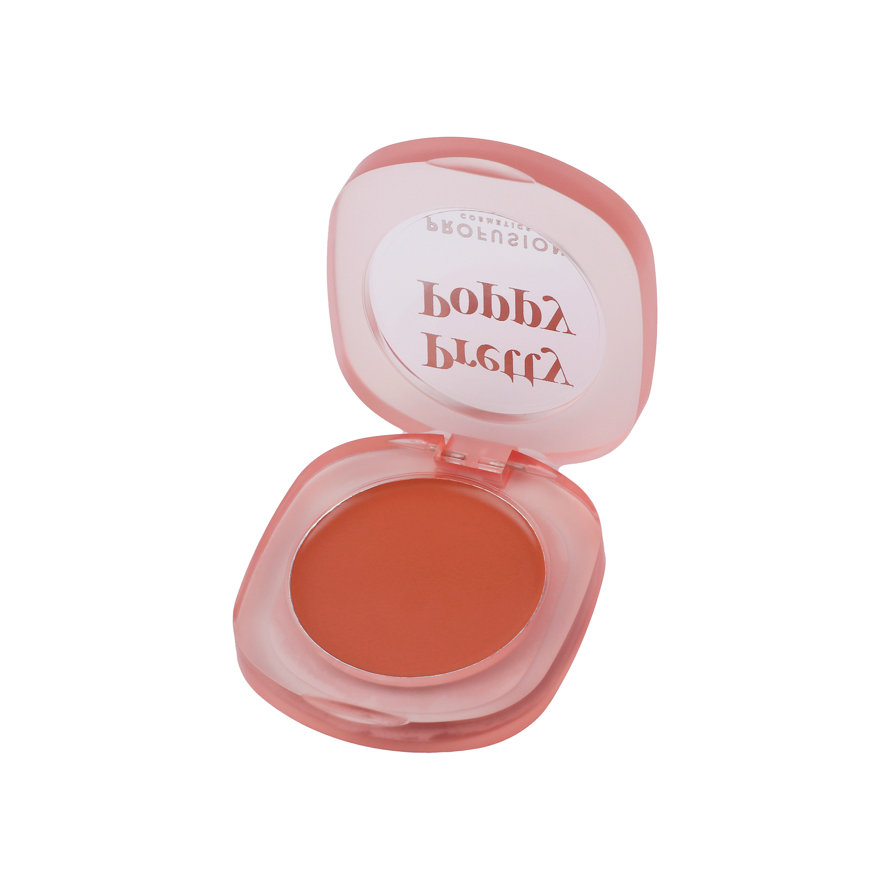 Profusion Cosmetics Petal Perfect Pretty Poppy lip and cheek cream blush, featuring a soft pink shade in a compact container.