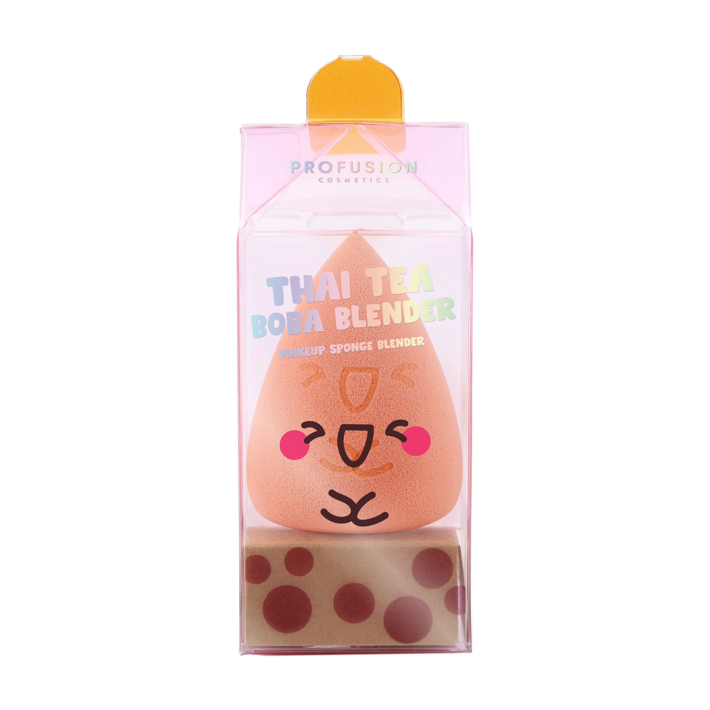 Profusion Cosmetics Thai Tea Boba Blender face makeup product with a natural finish and detailed packaging shown.