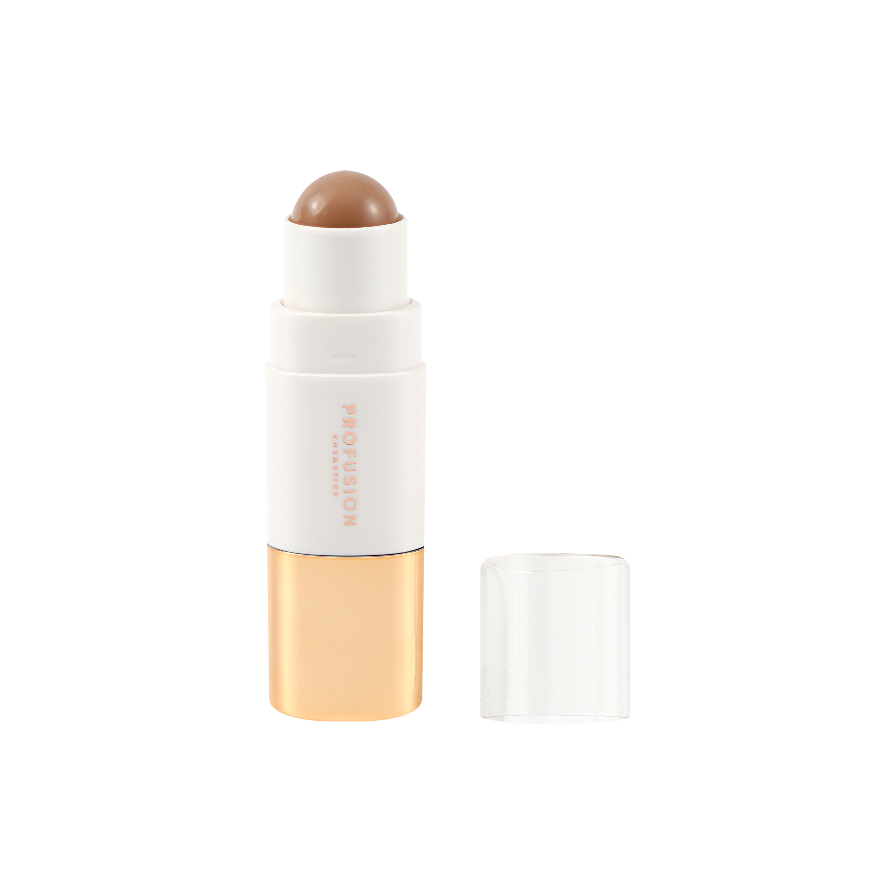 Profusion Cosmetics Sculpt Mode Cream Contour Stick for face, featuring a sleek, portable design with contour and highlight shades.