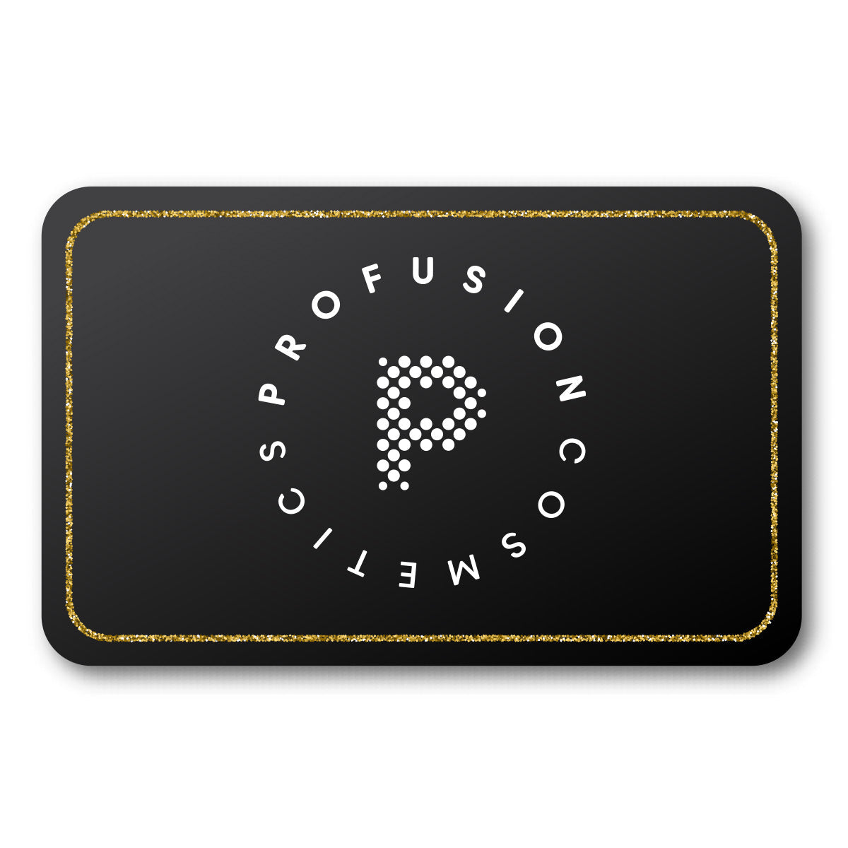 Profusion Cosmetics gift card displaying a $5 USD value, perfect for gifting beauty products or makeup accessories.