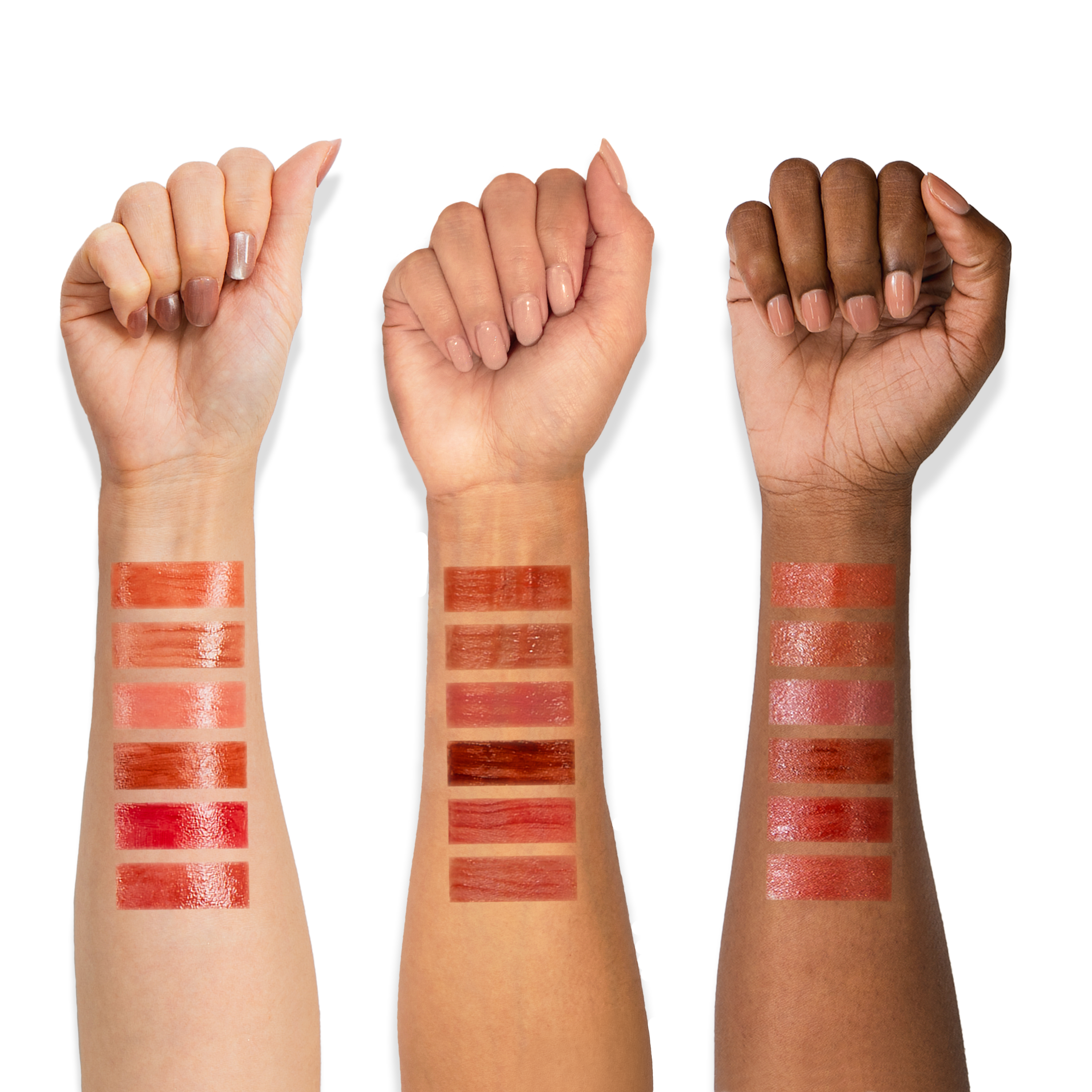 Profusion Cosmetics Lip Glaze Hydrating Lip Stain on lips with a glossy, natural-looking finish.