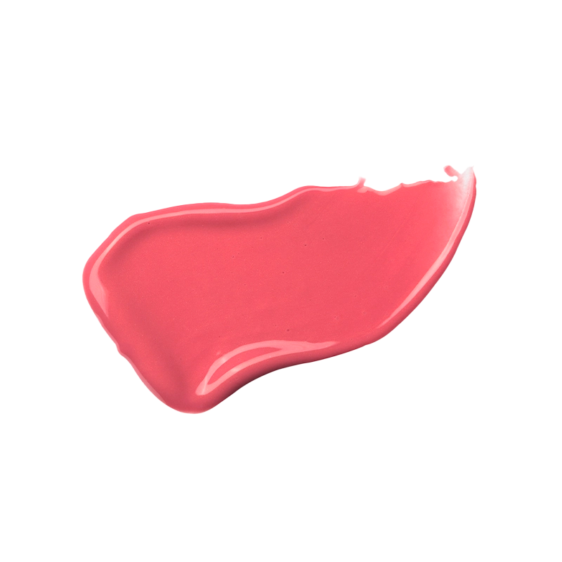 Profusion Cosmetics Juicy Lips in Radiant Rose, close-up of glossy pink lips with smooth texture and subtle shine.