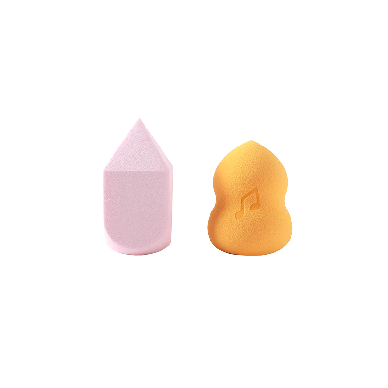 Profusion Cosmetics It's a Vibe Feel the Beat 3-piece makeup blending sponge set with a storage bag, ideal for flawless makeup application.