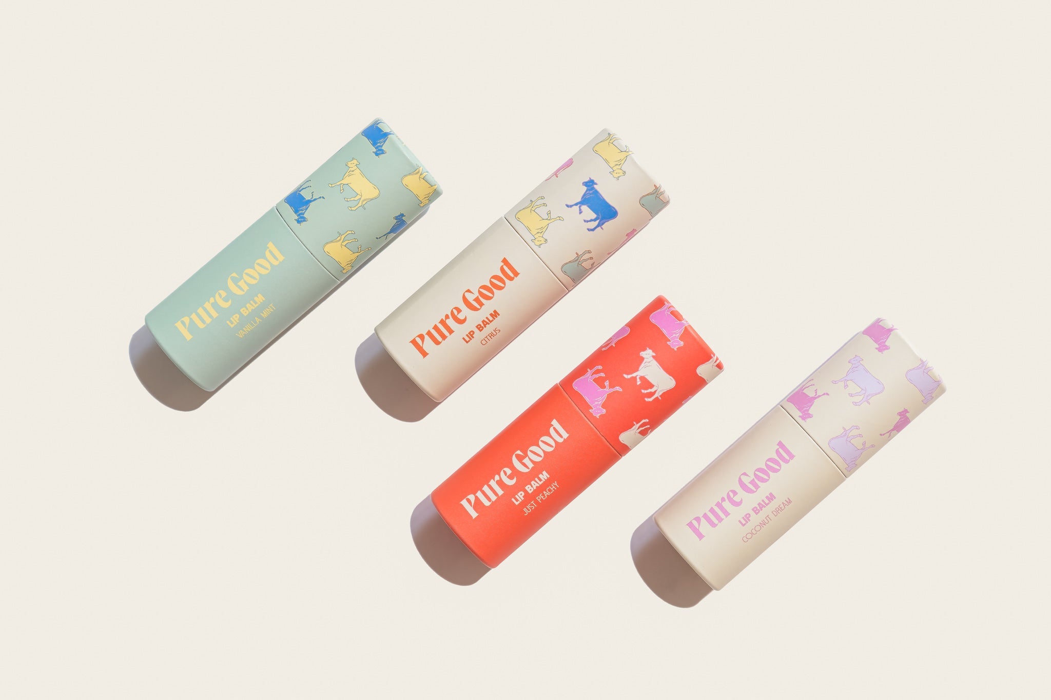 Pure Good LLC citrus tallow lip balm in a small jar, showing its creamy texture and natural ingredients for soft, moisturized lips.