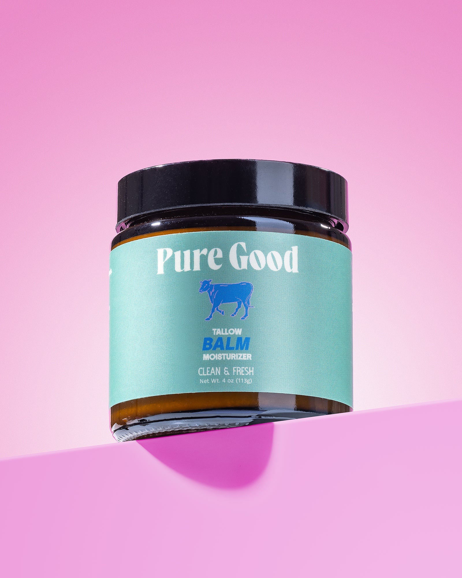 Whipped Tallow Balm by Pure Good LLC, a 4 oz jar of Clean & Fresh Tallow Balm for cleansing and acne-prone skin.