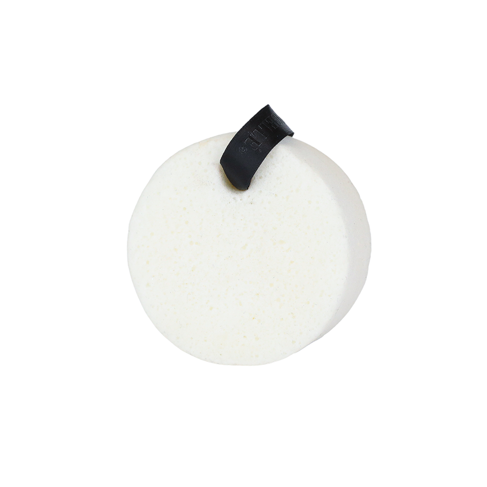 Spongellé Body Wash Infused Buffer for smooth, clear skin, featuring a soft sponge with natural body cleansing properties.