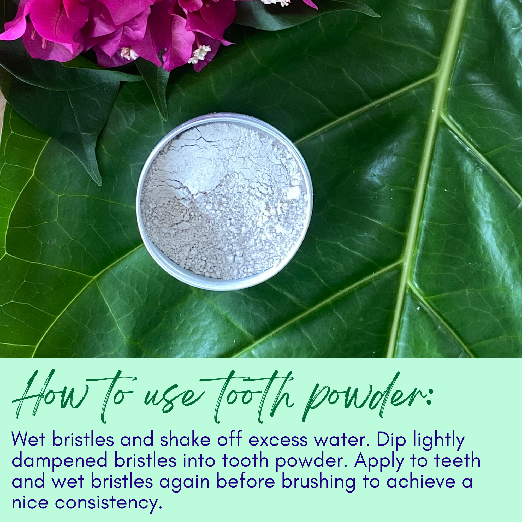 Citrus and clove tooth powder by Sweet ʻŌkole Soap featuring 5% hydroxyapatite, microbiome-friendly dental care powder.