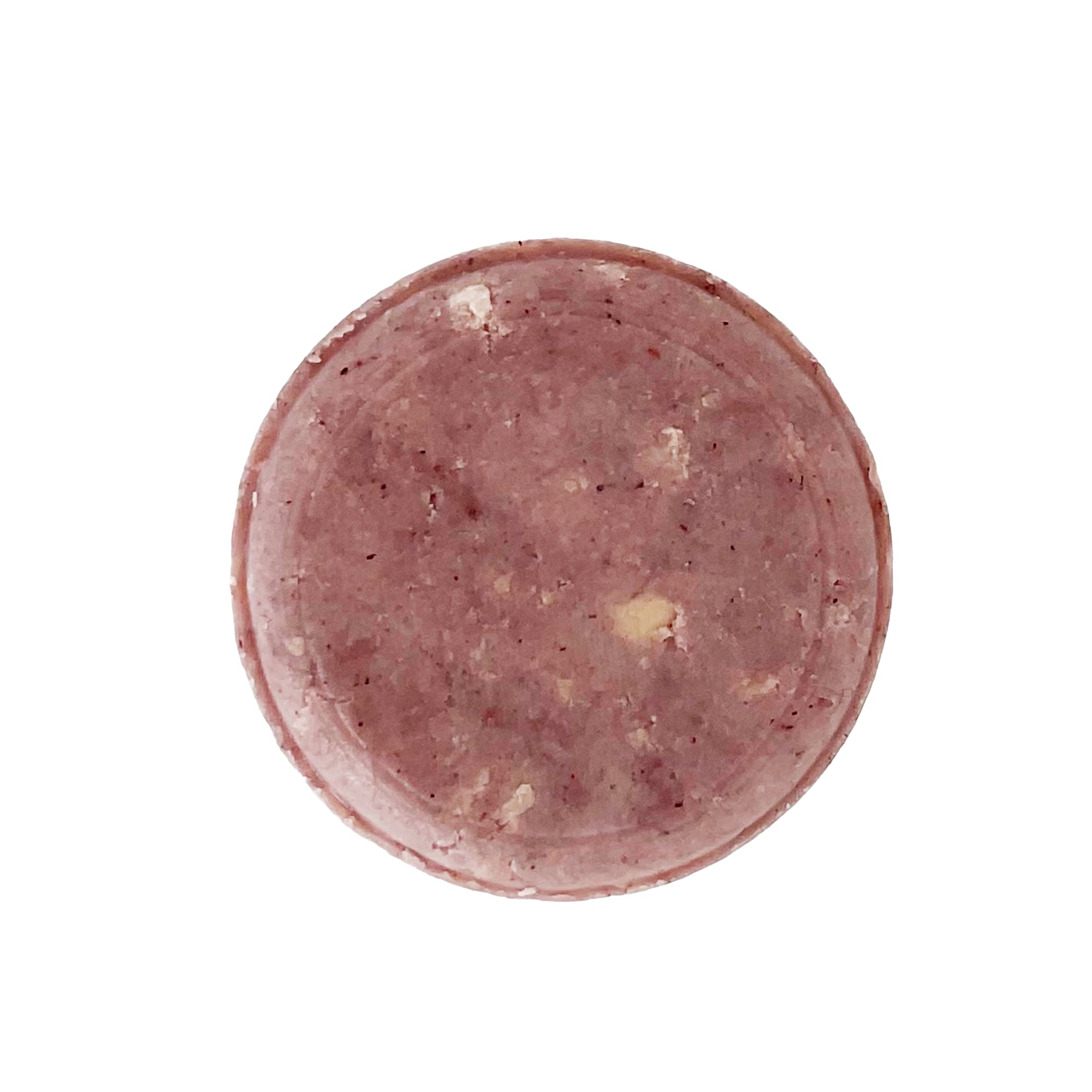 Lavender Clary Sage solid shampoo bar with Ratanjot root by Sweet ʻŌkole Soap, showing the natural soap bar with herbal ingredients.