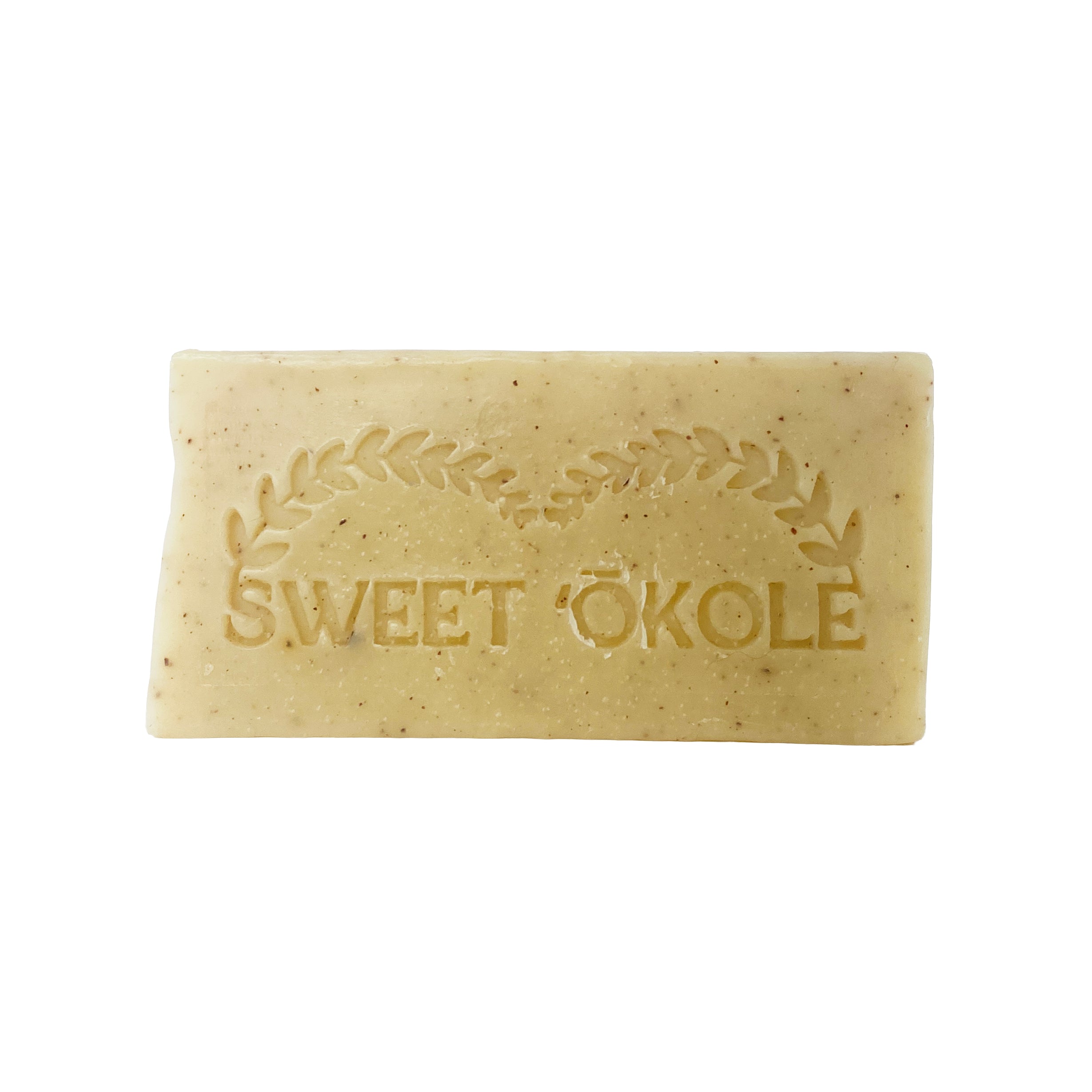 Handcrafted Mamaki Lemongrass Soap by Sweet ʻŌkole Soap, vegan palm-free bar with fresh lemongrass and natural ingredients.