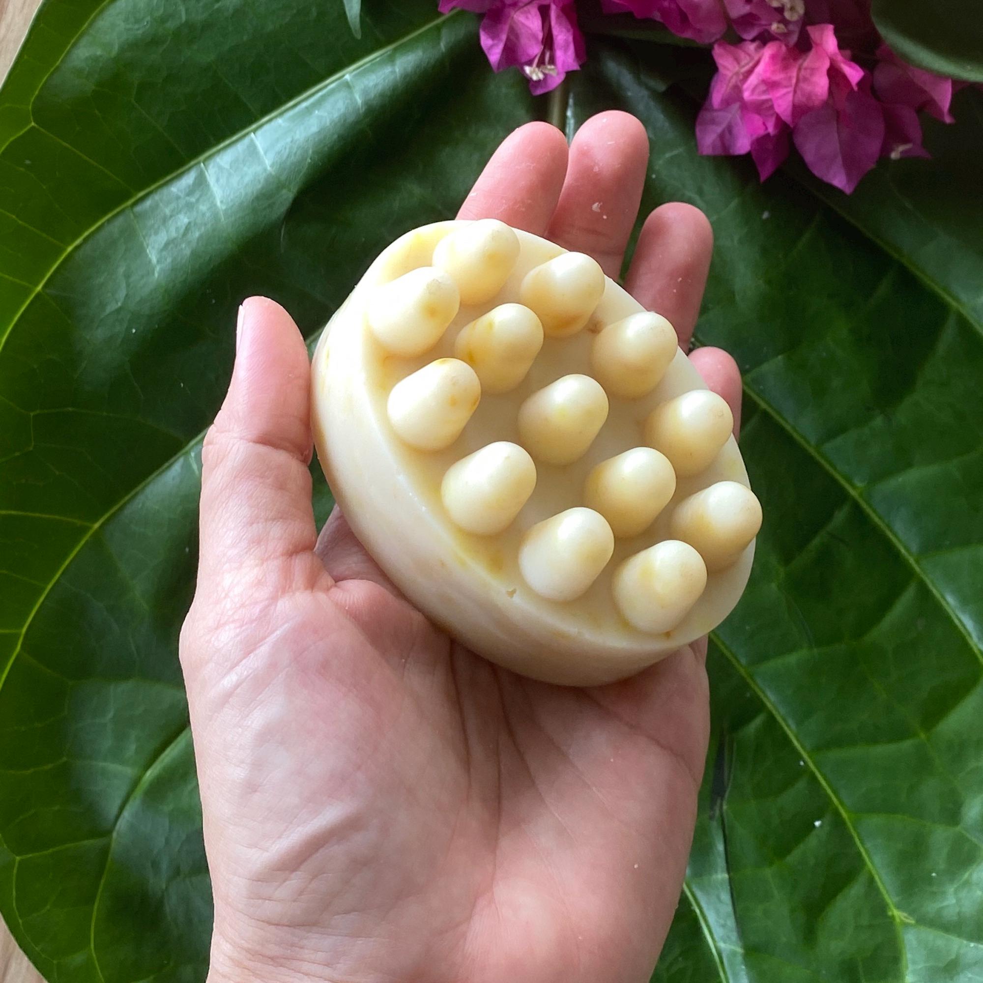 Gentle unscented natural pet shampoo for dogs and cats by Sweet ʻŌkole Soap, suitable for sensitive skin and soothing pet wash.