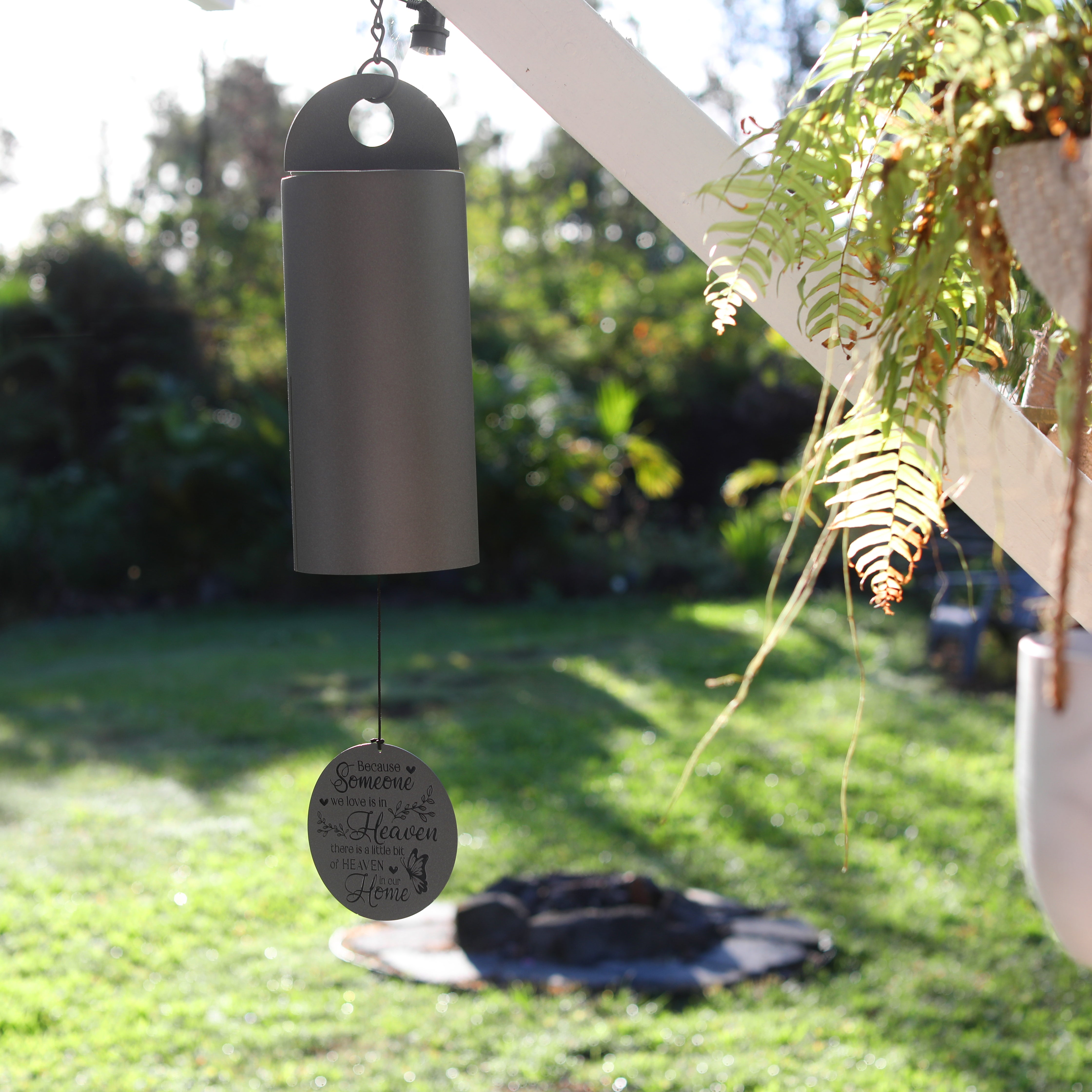 Memorial XL Serenity Wind Bell by The Wind Chime Co, 36-inch outdoor wind chime with calming design for reflection and remembrance.