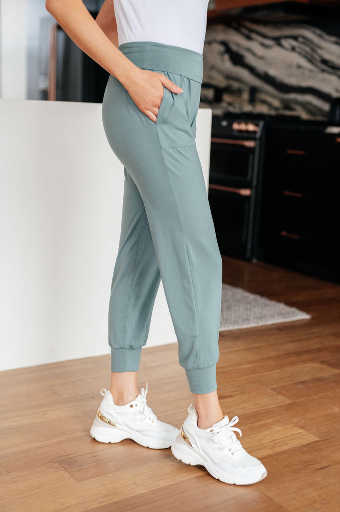 Always Accelerating Joggers in Tidewater Teal - Practical Magic Store