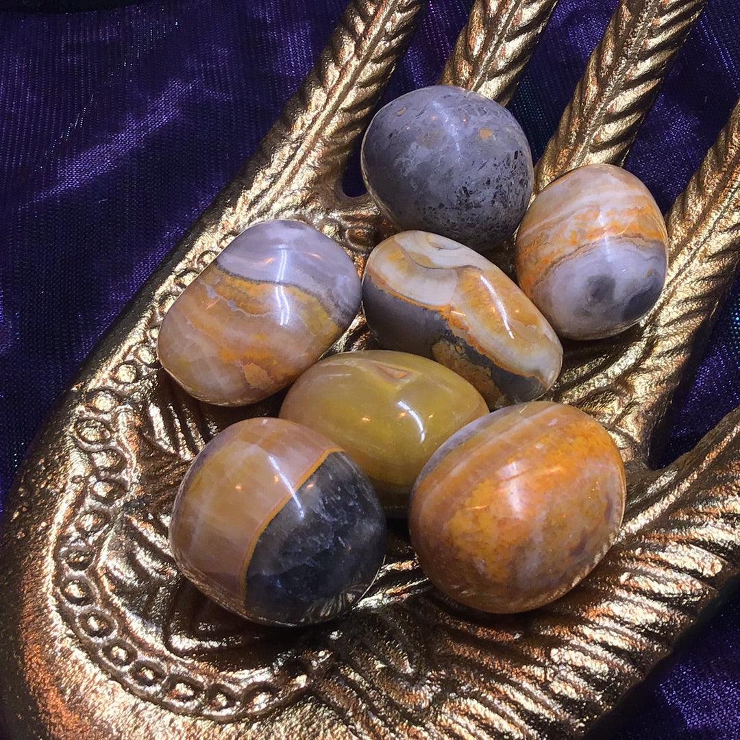 Bumblebee Jasper Tumbled Stone - Practical Magic Store