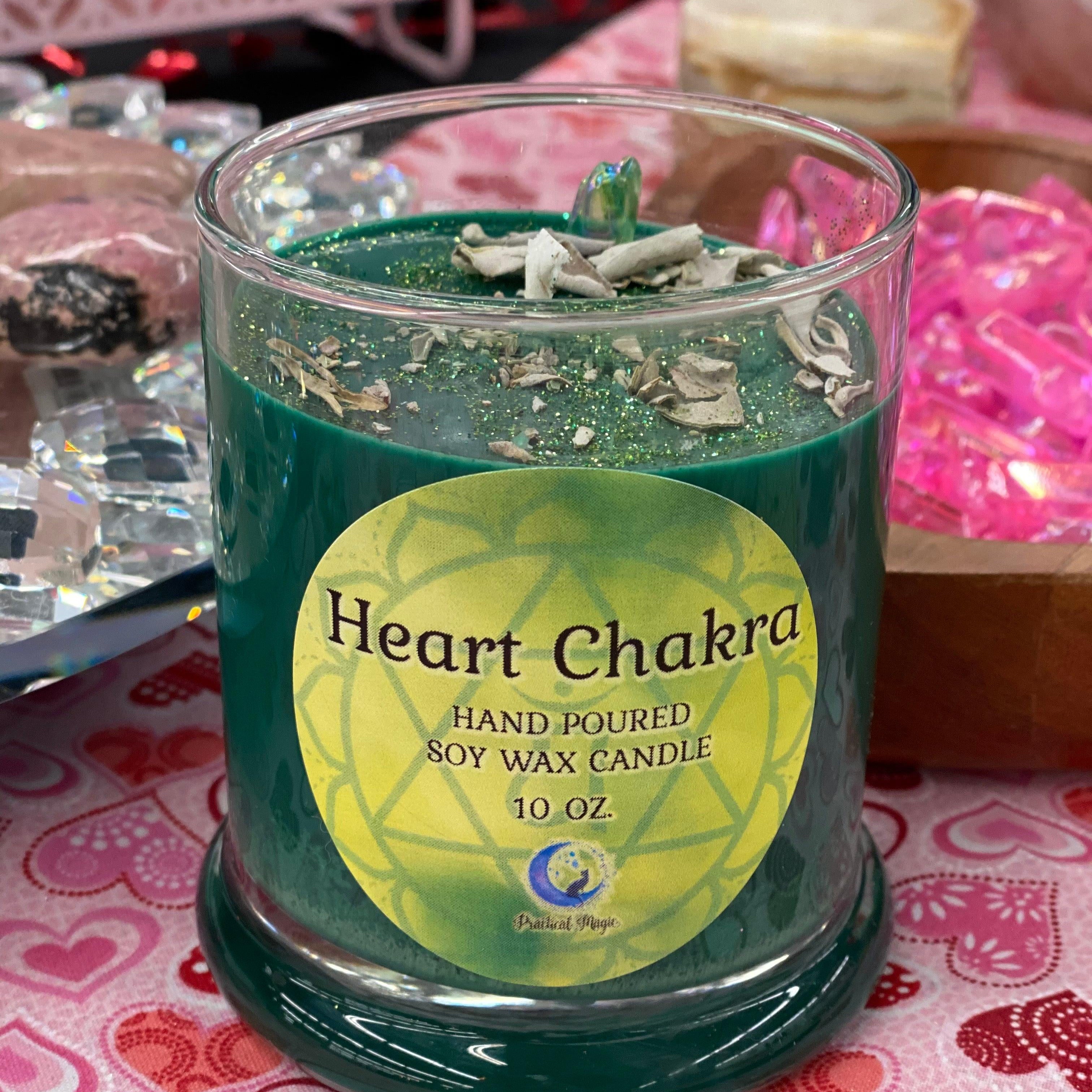 Heart Chakra Candle - Practical Magic Store
