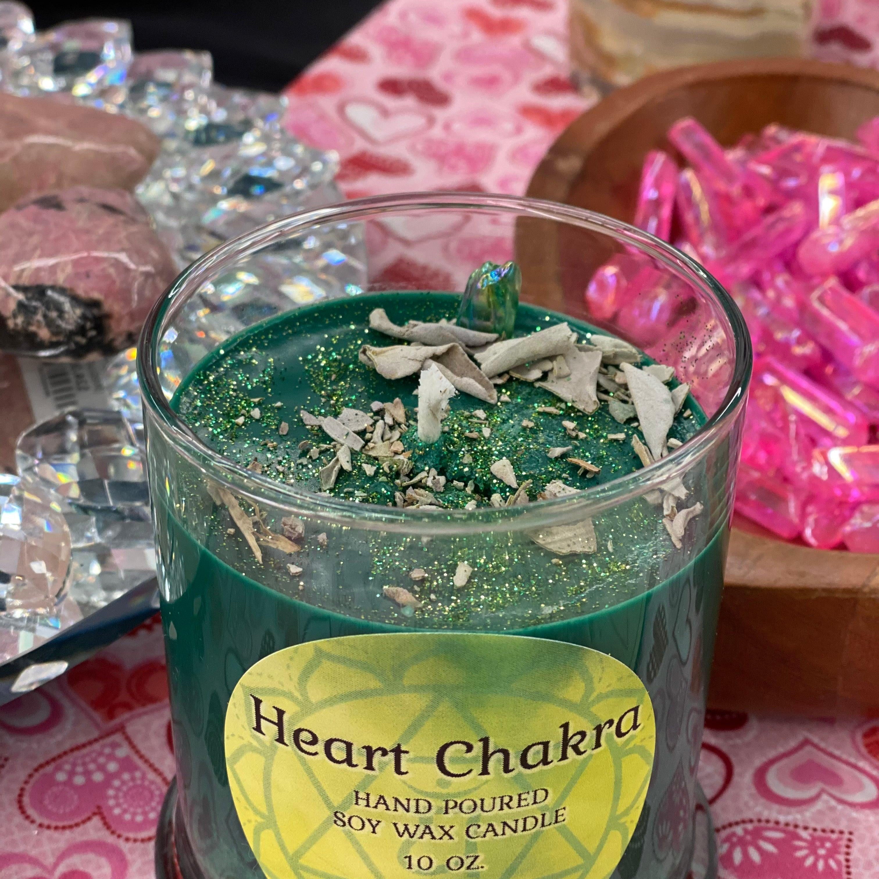 Heart Chakra Candle - Practical Magic Store