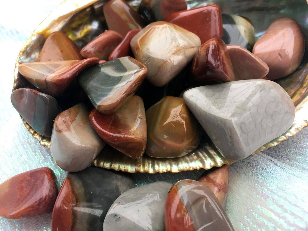Polychrome Desert Jasper Tumbled Stones - Practical Magic Store