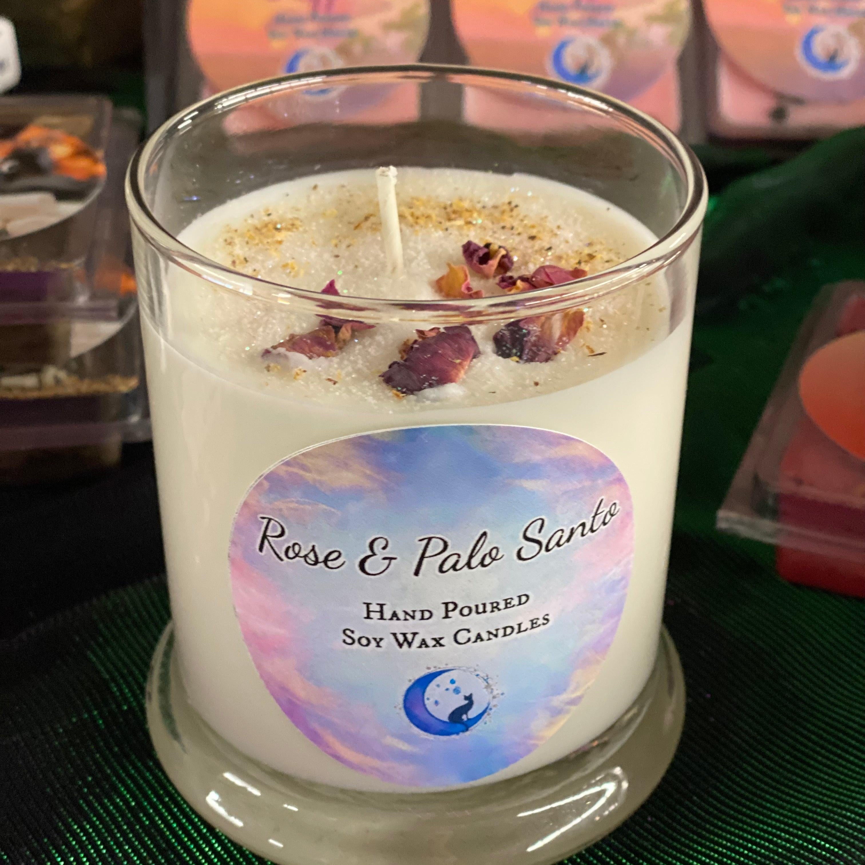 Rose & Palo Santo Candle - Practical Magic Store
