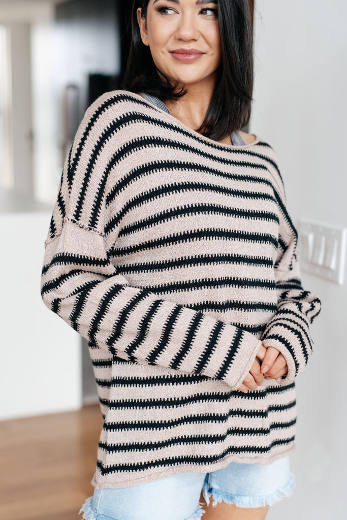 Self Assured Striped Sweater - Practical Magic Store