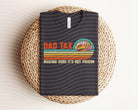 Dad Tax graphic tee by Anchored Grace Boutique featuring a humorous design on a comfortable cotton t-shirt.
