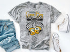 Pink Packers Cherries graphic tee from Anchored Grace Boutique featuring a cherry illustration and casual fit.