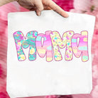 Mama Bright Spring graphic tee by Anchored Grace Boutique, featuring a colorful spring-themed design on a casual cotton tee.
