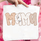 Mama Faith graphic tee by Anchored Grace Boutique, featuring a stylish design with the words "Mama Faith" on soft fabric.