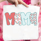 Mama Cherries graphic tee by Anchored Grace Boutique featuring a colorful cherry design on a comfortable cotton t-shirt.