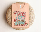 See the Good graphic tee by Anchored Grace Boutique featuring a colorful inspirational design on a casual t-shirt.