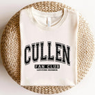Cullen Fan Club graphic tee by Anchored Grace Boutique featuring a stylish design on a casual cotton t-shirt.