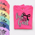 Black But God graphic tee from Anchored Grace Boutique featuring a bold white religious message on the front.