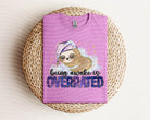Being Awake is Overrated graphic tee by Anchored Grace Boutique, casual cotton t-shirt with bold printed design.