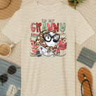 Black In My Granny Era graphic tee by Anchored Grace Boutique featuring retro-inspired text design on soft cotton fabric.