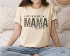 Glitter and Dirt Mama of Both graphic tee by Anchored Grace Boutique featuring a stylish design on soft cotton fabric.