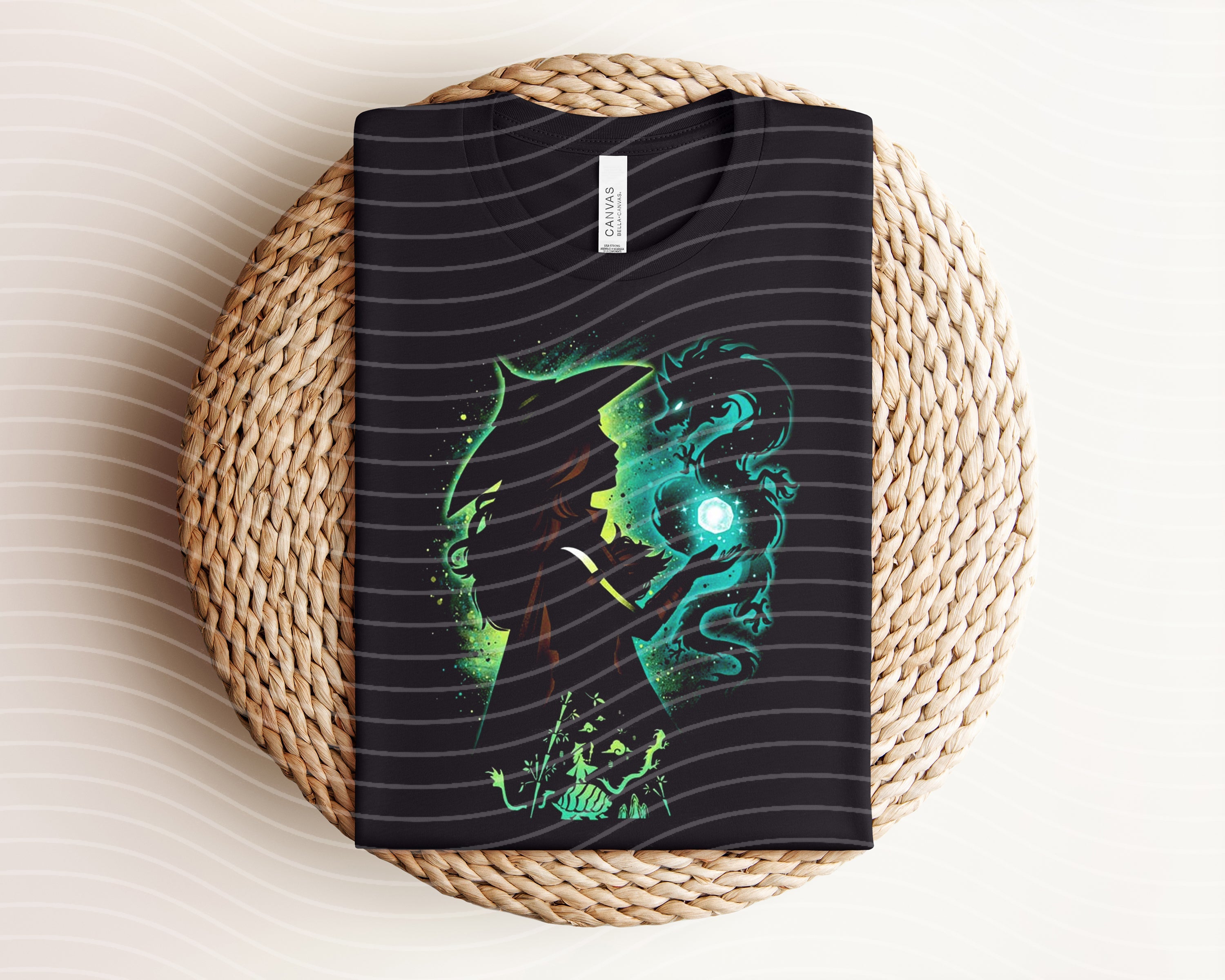 Dark graphic tee from Anchored Grace Boutique featuring bold design, casual fit, and trendy style perfect for everyday wear.