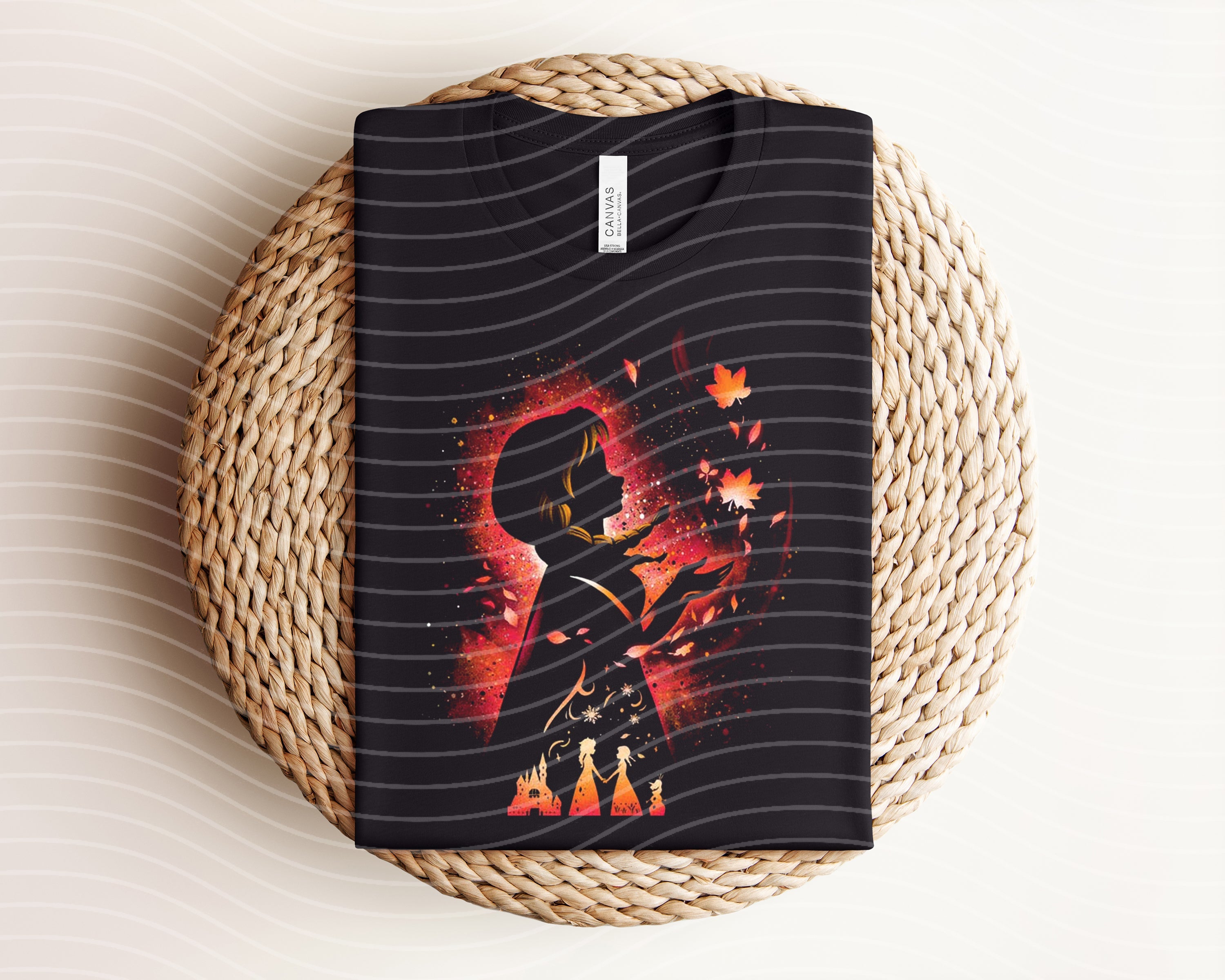 Anna Dark Graphic Tee by Anchored Grace Boutique, featuring a stylish dark-colored graphic design on a casual t-shirt.