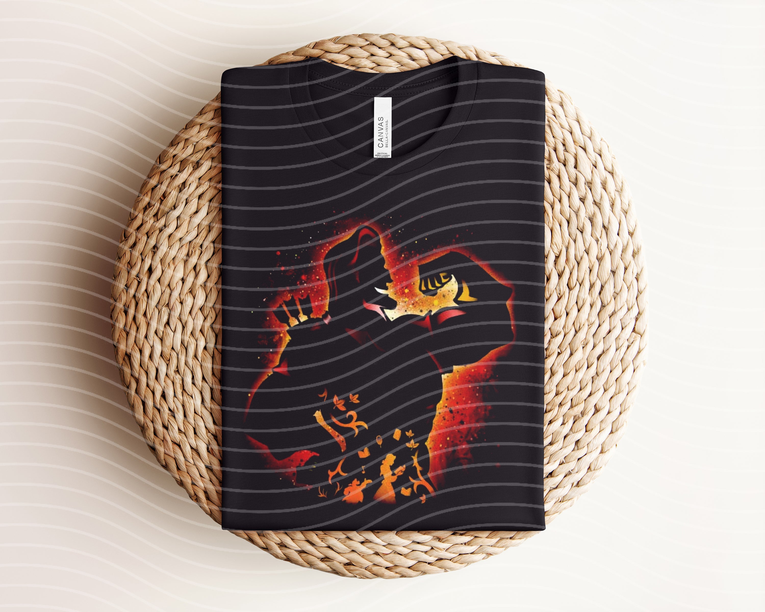 Gaston Dark Graphic Tee by Anchored Grace Boutique featuring a bold dark graphic design on a casual T-shirt.