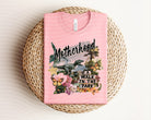 Motherhood a Walk in the Park graphic tee by Anchored Grace Boutique, featuring a stylish design on a comfortable casual t-shirt.