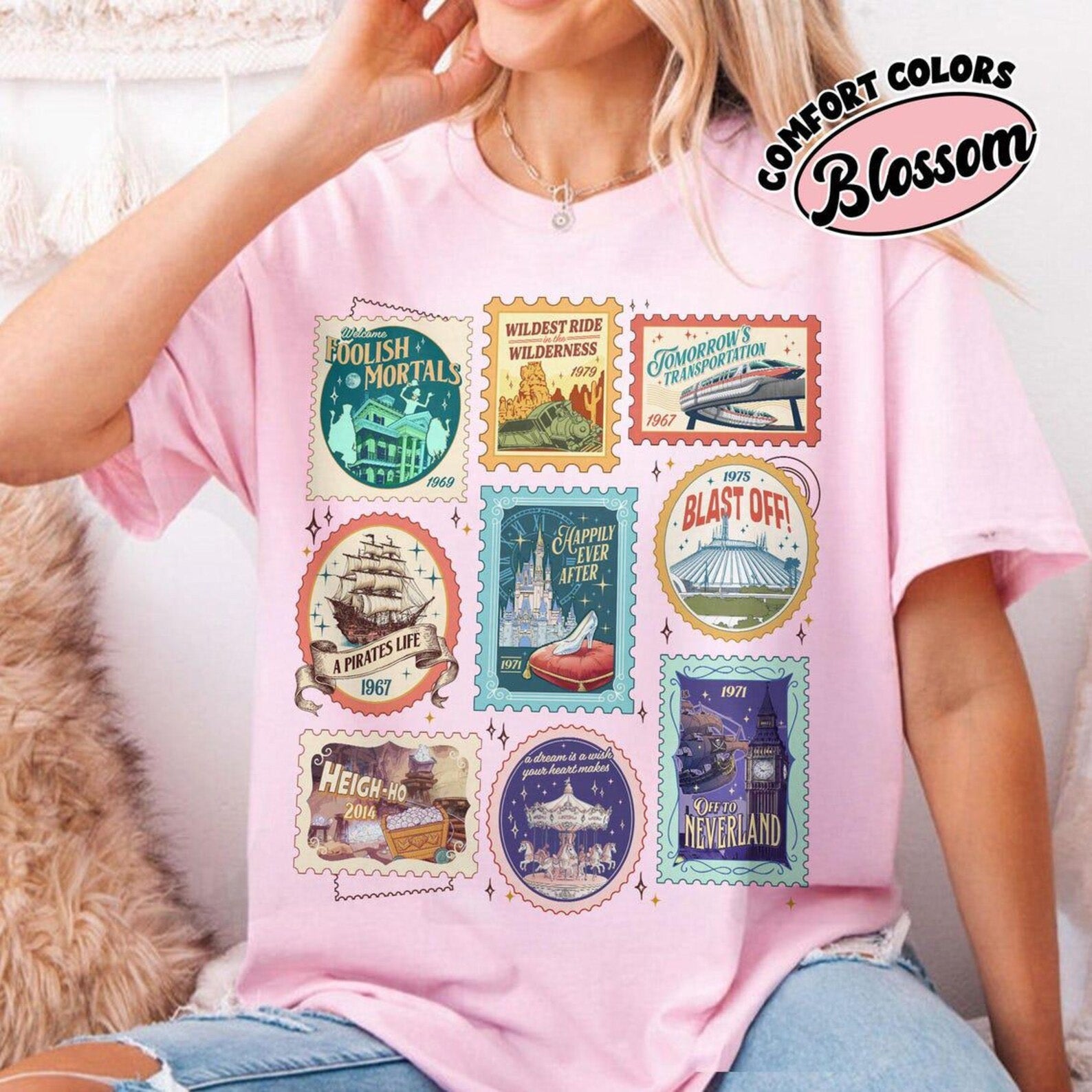Anchor and wave graphic tee from Anchored Grace Boutique, featuring bold ride stamps design on a casual graphic tee shirt.