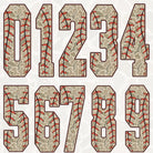 Camo baseball graphic tee with bold numbers, featuring a casual style from Anchored Grace Boutique.