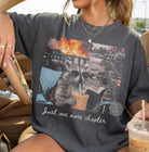 Anchored Grace Boutique graphic tee featuring "Just One More Chapter" design, casual short-sleeve shirt for book lovers.