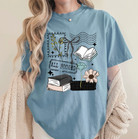 All Booked graphic tee by Anchored Grace Boutique featuring a stylish design on a comfortable casual t-shirt