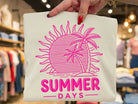Summer Days graphic tee by Anchored Grace Boutique, featuring a vibrant summer-themed design on a casual cotton t-shirt.