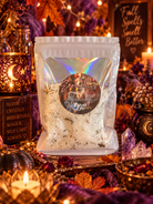 Enchantress Limited Edition seasonal bathing salt blend in a jar, designed for relaxing bath and body wellness by Practical Magic Store.