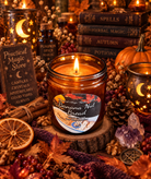 Limited edition Banana Nut Bread Kitchen Witch soy candle by 1 Practical Magic Store, hand poured, fall-themed decorative candle.