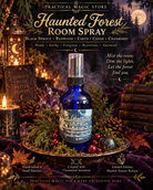 Limited edition Haunted Forest room spray by 1 Practical Magic Store, featuring dark, mysterious forest scent in a sleek spray bottle.