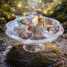 Smoky Quartz heart-shaped gemstone from Practical Magic Store, showcasing smooth polished surface and natural smoky brown color.
